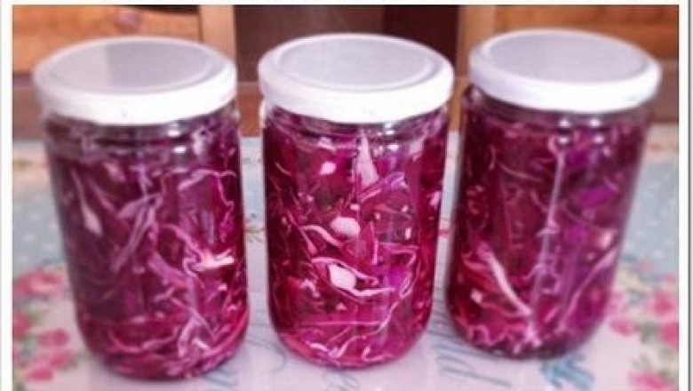 Mor Lahana Turşusu Tarifi 