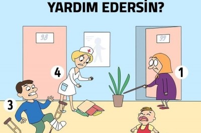 Hangisine daha önce yardım edersin? (Kişilik testi)