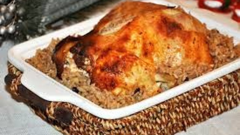 Muhteşem Tavuk Dolma (İç Pilavlı)